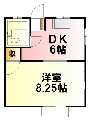ルイシャトレ富士見A 203号室 間取り