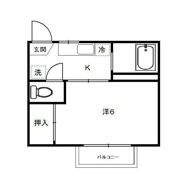 アイレットハイツ 203号室 間取り