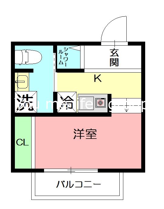 Surf Deck  203号室 間取り