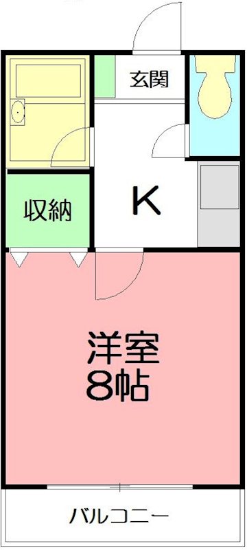コバヤシビル 202号室 間取り