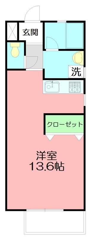 ハイムコスタ 201号室 間取り