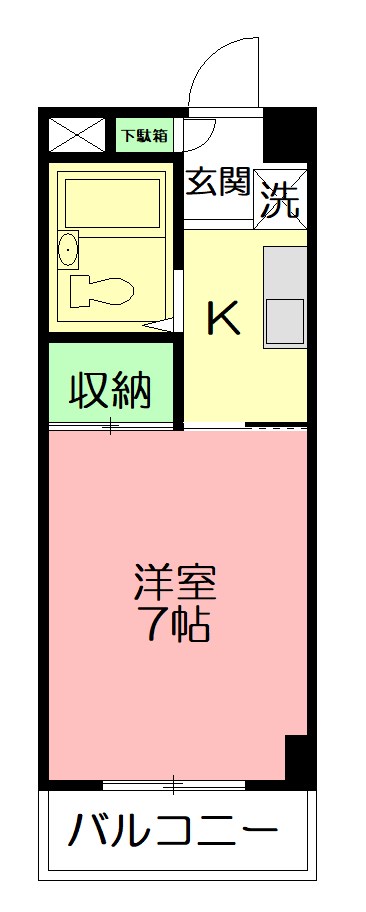 ルミナール鵠沼 303号室 間取り