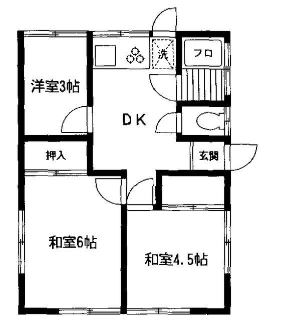 鈴木貸家 間取り