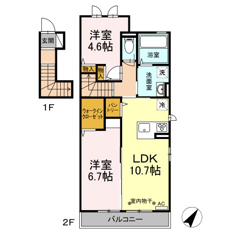 マタリキ 201号室 間取り