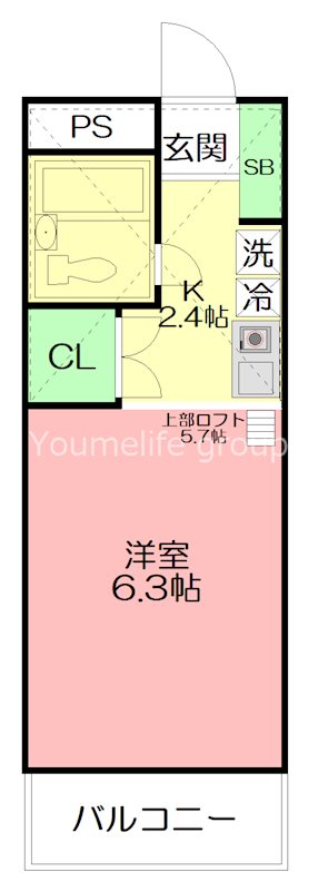 アイビー・ハウス 207号室 間取り