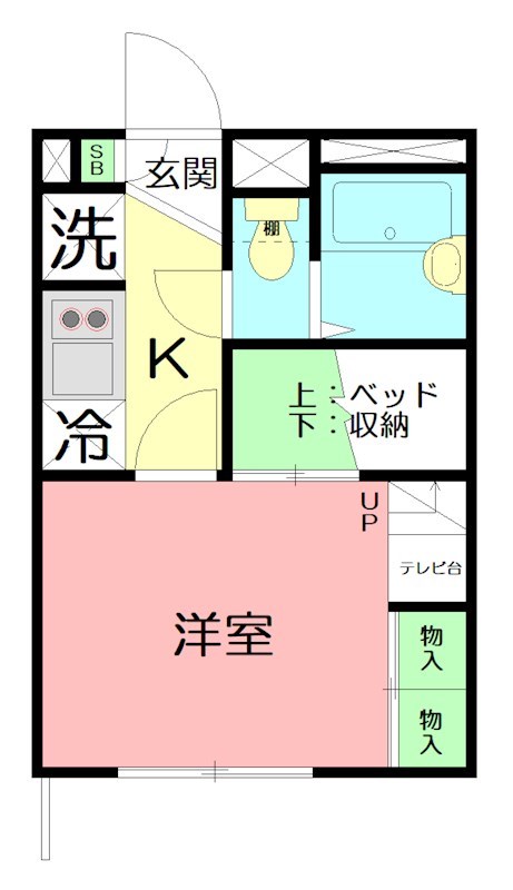 RUPIハウス  206号室 間取り