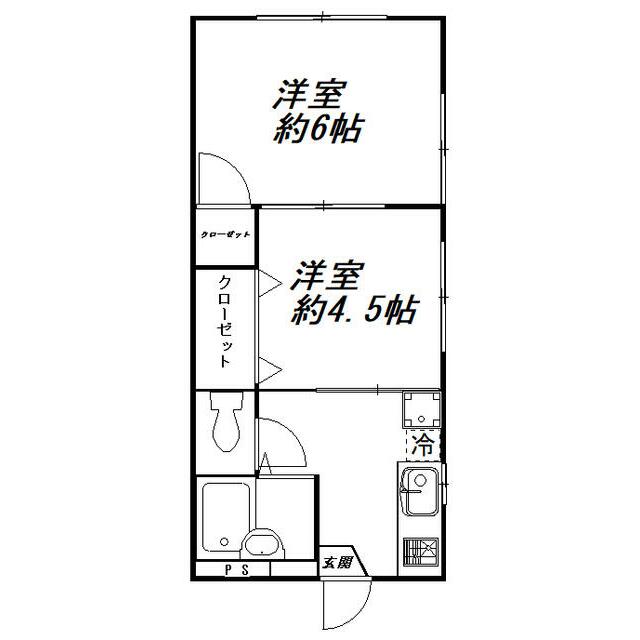 ten-five高森 103号室 間取り