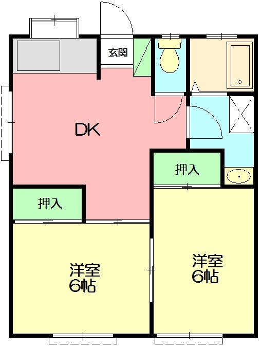 星崎アパート 113号室 間取り