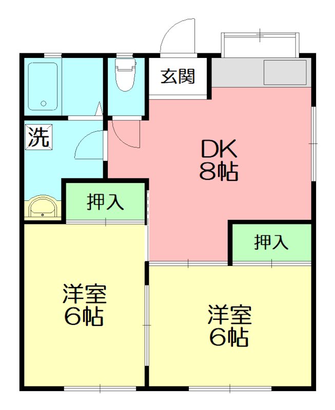 星崎アパート 113号室 間取り