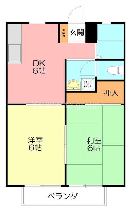 MISAKIハイツ（ミサキハイツ） 101号室 間取り