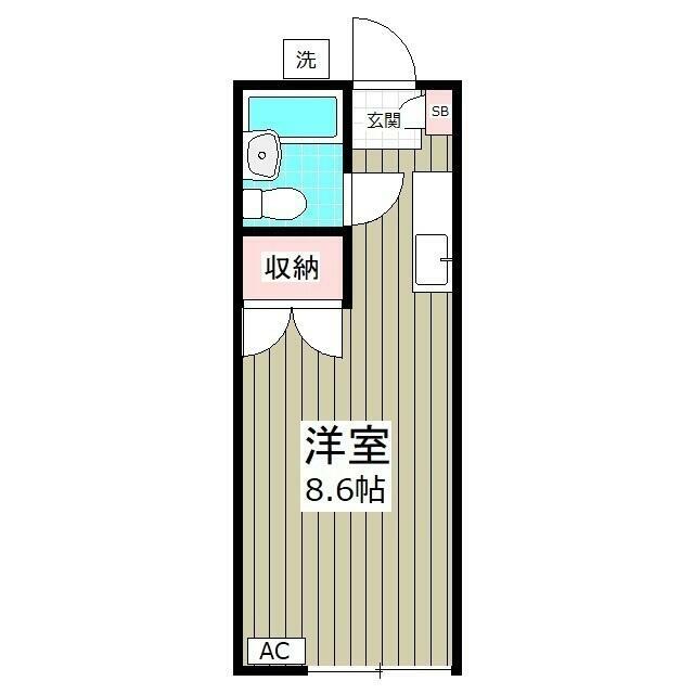 スマイルハウス第２ 111号室 間取り