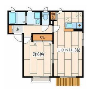 シャーメゾン湘南 102号室 間取り
