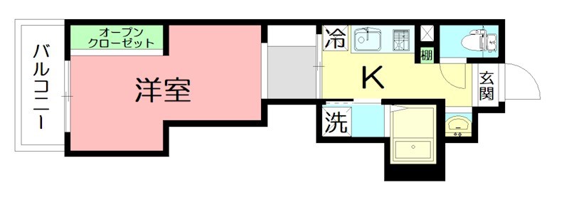 K・ricerca（ケー・リチェルカ） 間取り