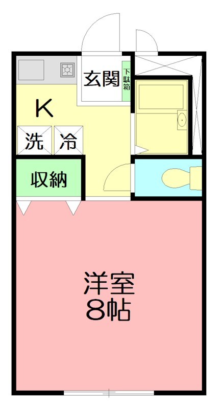 シーサイドＫ 101号室 間取り