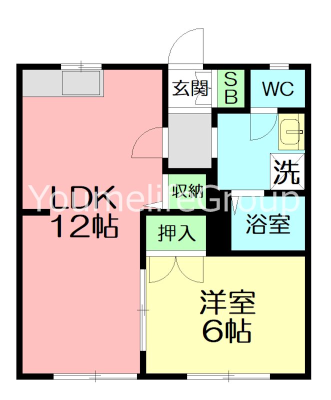 アルス鵠沼 103号室 間取り