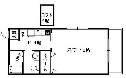 ヴィラ大磯Ⅰ 204号室 間取り