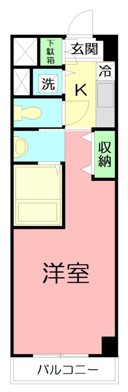 ラヴァージュ小町 304号室 間取り