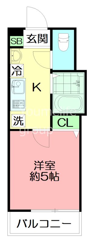 アザーレ・バモス藤沢本町 201号室 間取り