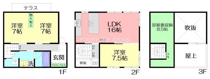 ルーモスタカラA 間取り