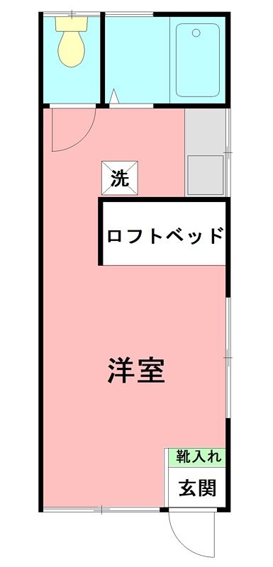 大竹アパート 103号室 間取り