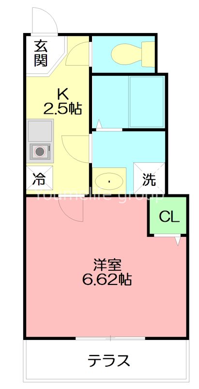 桜台アイルーム 101号室 間取り
