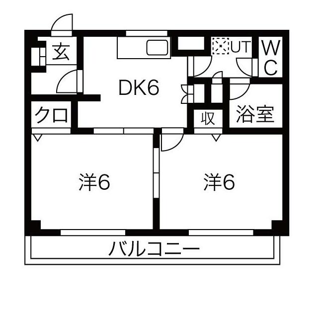 ビラタロス 402号室 間取り