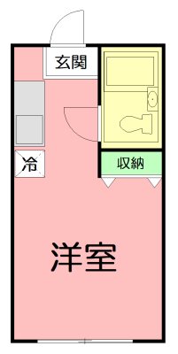 愛名グリーンハイツ 202号室 間取り
