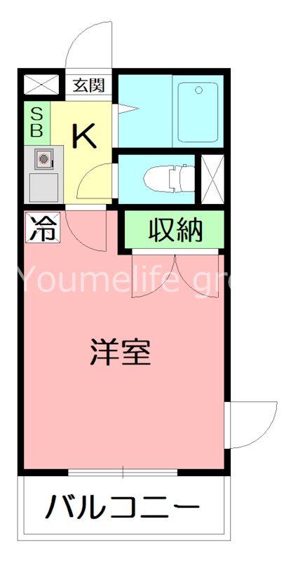 グランコンフォート本厚木 207号室 間取り