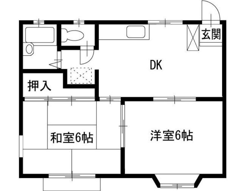 メゾン・ド・ダイモンA 101号室 間取り