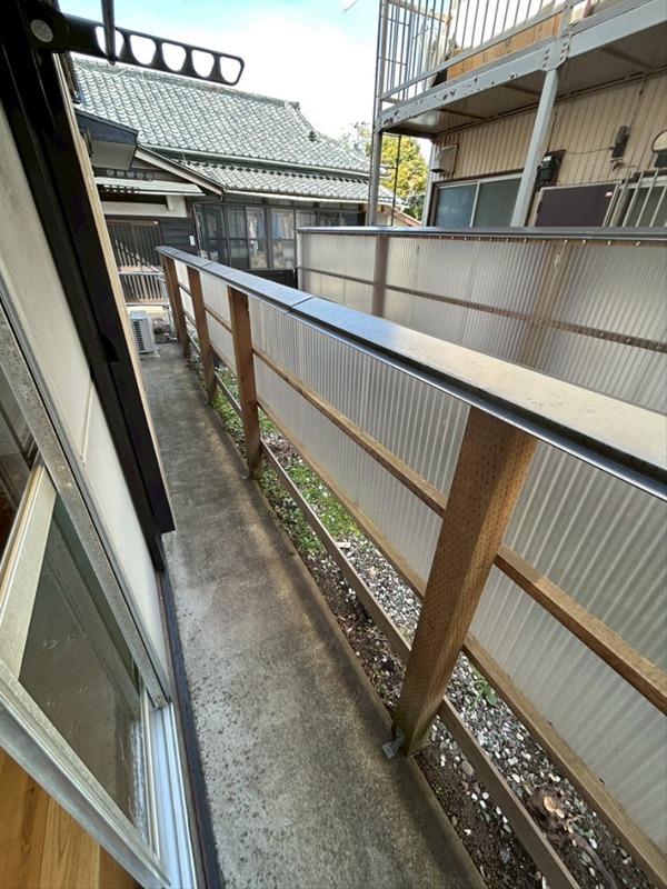 井村荘2号棟 ベランダ