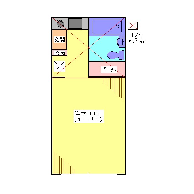 センチュリー２１タマアパート 間取り図