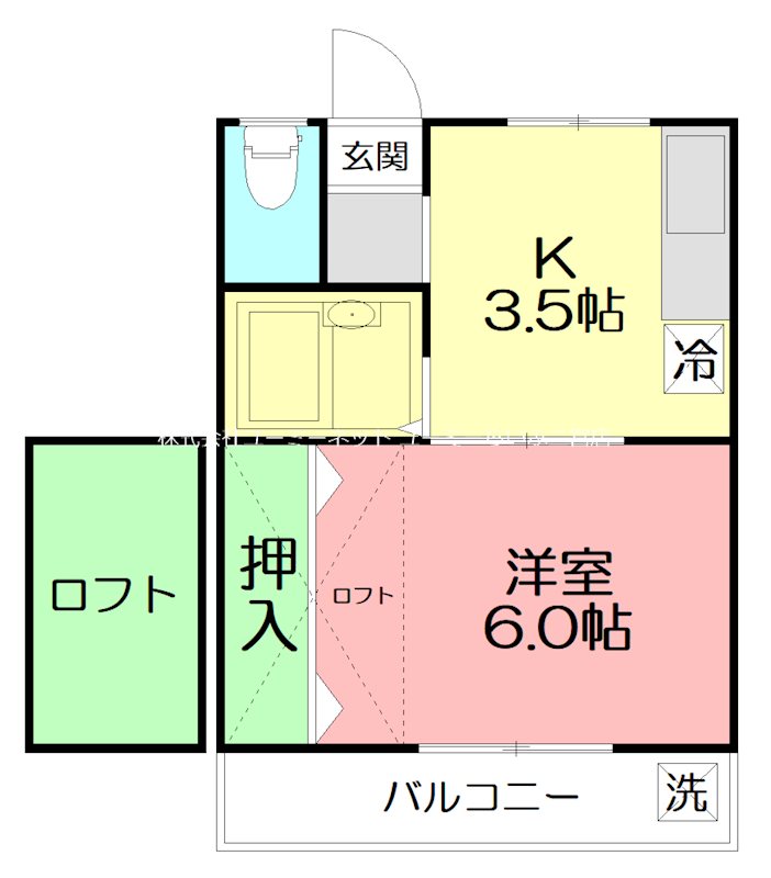 ゼフィランサス大磯 204号室 間取り