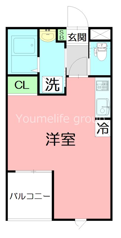 GRISJA(グリシア) 104号室 間取り