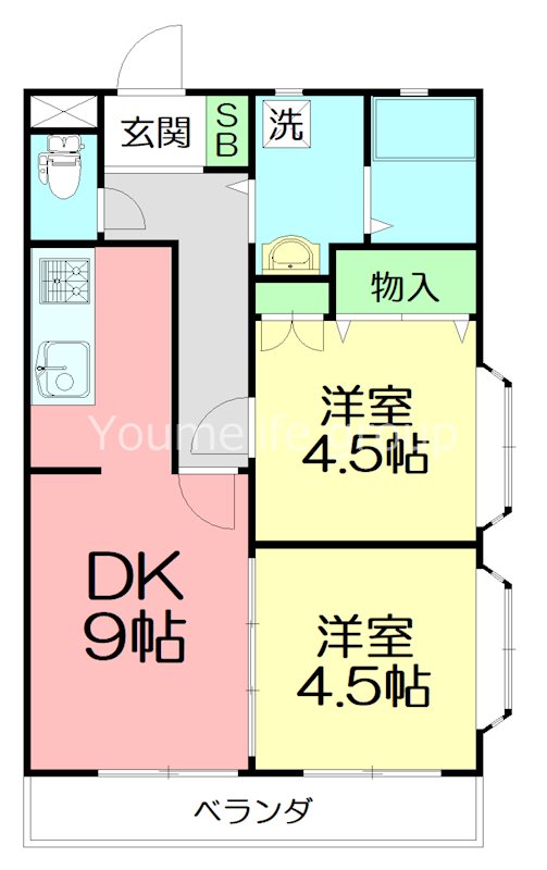 メゾンド・エスポワール 201号室 間取り