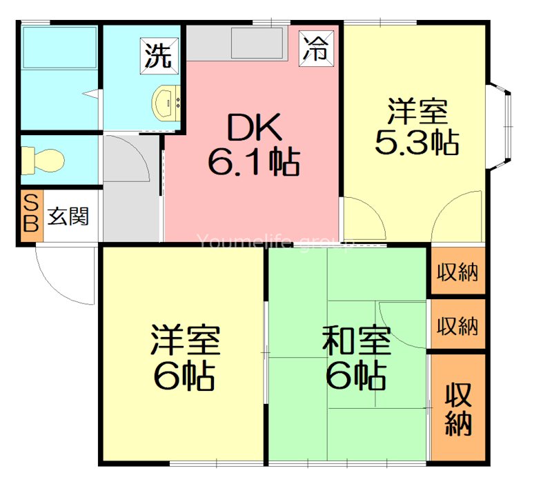 Villa Oiso（ヴィラ　オオイソ) 201号室 間取り