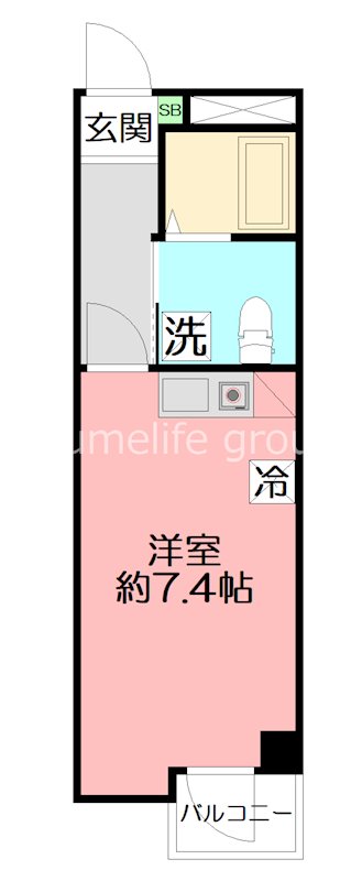 パークヒルズ茅ヶ崎 310号室 間取り