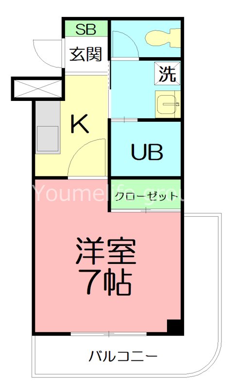 MIビル 306号室 間取り