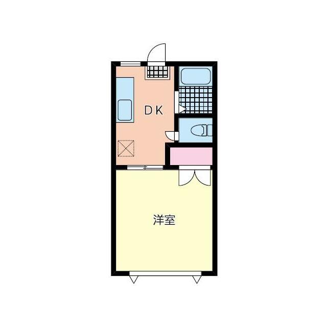 エスポワールⅠ 103号室 間取り