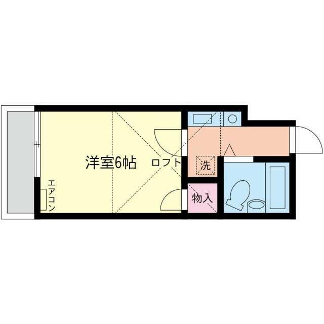 ドリームアロー円蔵Ⅱ 102号室 間取り
