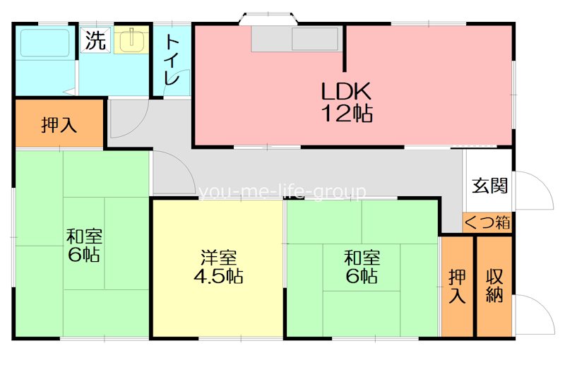 吉川貸家 間取り