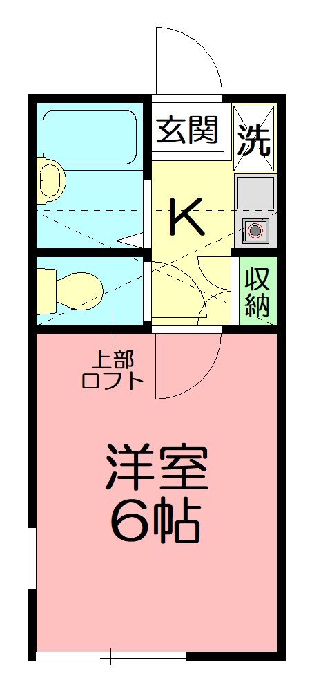パークヒルアダチ 101号室 間取り