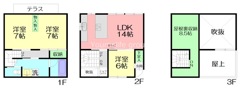 ルーモスタカラB 間取り