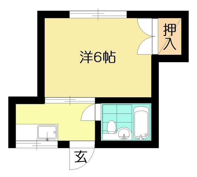 ヒルトップ東海 202号室 間取り