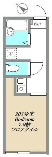 Maison　de　Lien鵠沼 203号室 間取り