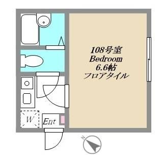 Maison　de　Lien鵠沼 108号室 間取り