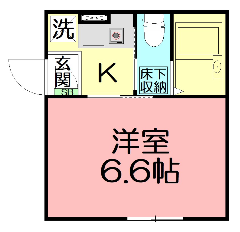 Maison　de　Lien鵠沼 108号室 間取り