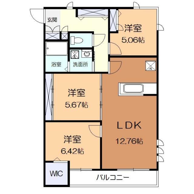 Oscar BP 301号室 間取り