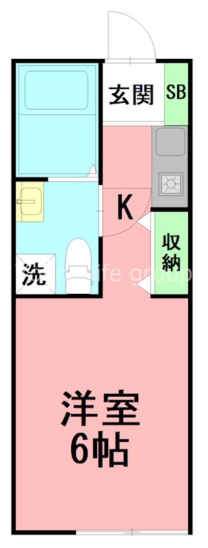 ダイヤモンドヒルズ横浜矢部町 101号室 間取り