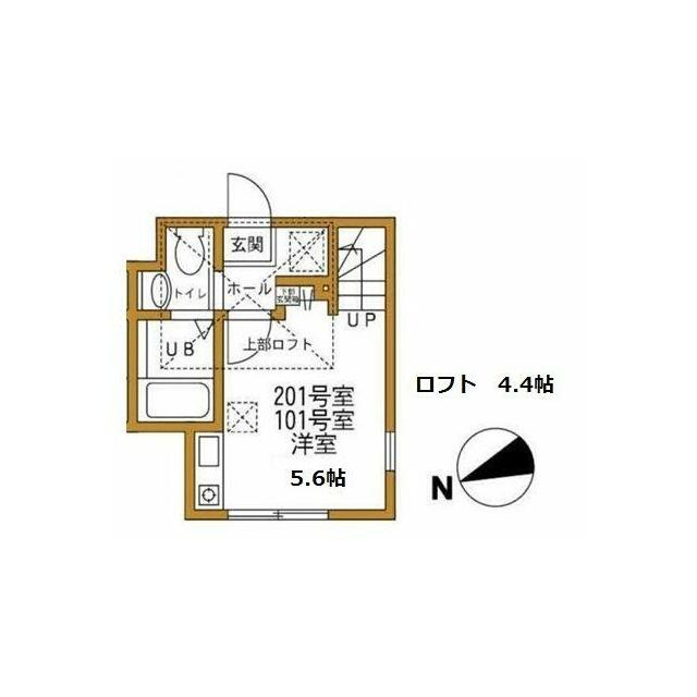 ハーミットクラブハウスヒルズ戸塚Ｂ 101号室 間取り