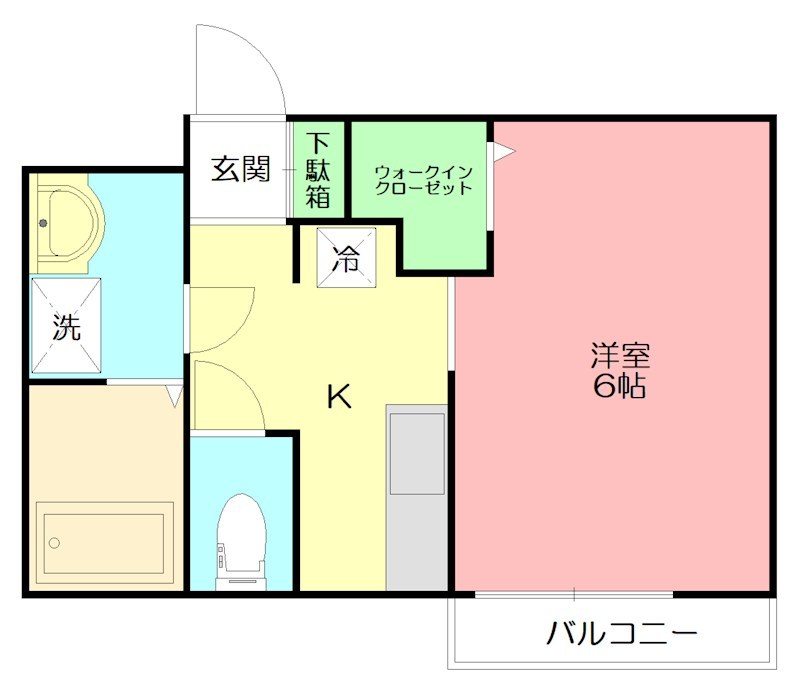 ピュアメゾン平塚中里 202号室 間取り